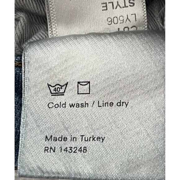 Reformation Women's Sz 28 High & Skinny Havana Wash Cropped High Waist Jeans - Picture 7 of 10